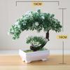 Plastic Artificial Christmas Plant Bonsai Small Tree Pot Fake Plant Flower Potted Ornaments for Table Garden Hotel Decoration
