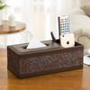 Multi-functional Tissue Box with Remote Control Holder
