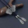 Vintage Western Cowboy Bolo Tie Butterfly Necktie Punk Lariat Necklace Costume Accessory Bolo Tie Western