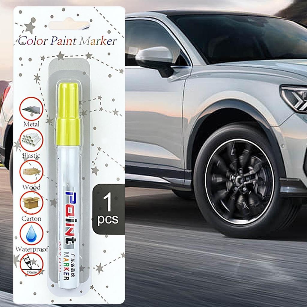 Car Pen - Car Tire Marker, Portable Auto Scratch Repair Pen Set,