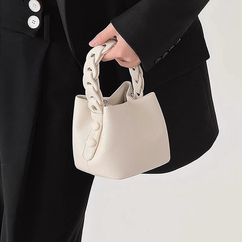 2025 New Women's Bag Fashion Versatile Autumn Winter Bucket Bag Handbag Basket Shoulder Crossbody Small Bag