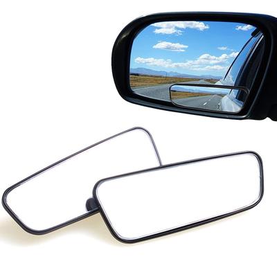 KALOLINNA Car Auxiliary Mirror, 2 Pack Adjustable Blind Spot Mirror, Easy Installation, Wide Field