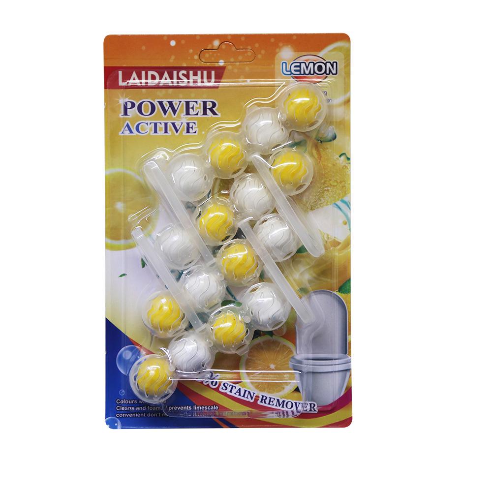 Toilet Bowl Cleaner Air Freshener Balls - Long-Lasting Scent with Hanging Hook