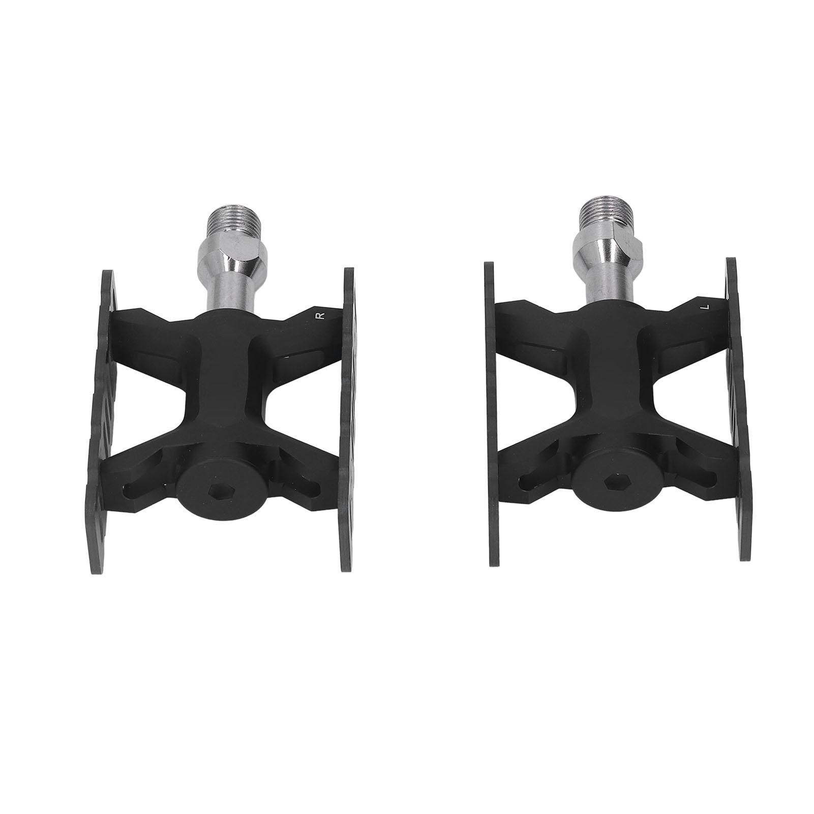 

Bike Pedals Rust Proof Prevent Slip Lightweight DU Bearing Flat Pedals for Folding Mountain Bikes 1 Pair