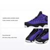 Air 13 Retro GS Purple Venom Kids Sneakers Black White FD4648-501