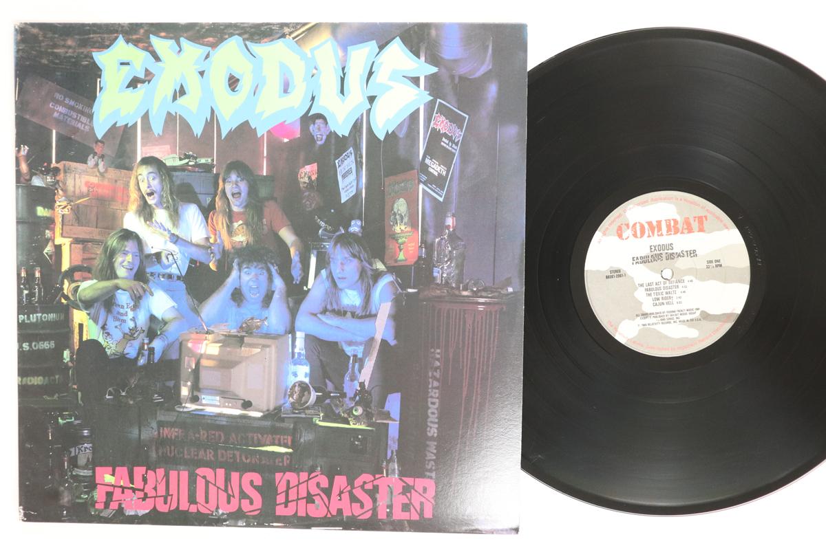 Виниловая пластинка EXODUS Fabulous Disaster 8856120011 COMBAT 1989 США Металл Б/у