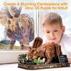Cubicfun Triceratops Paper Craft Dinosaur Model 3D Puzzle No Glue or Tools Required Kids - -