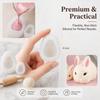 Non-Stick Surface Rabbit Resin Mold Easy Release 3D Bunny Mold  Chocolate Making