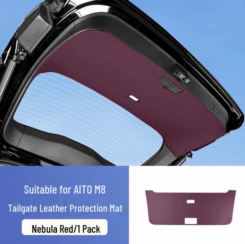 AITO M7/M8/M9 Trunk Kick-Proof Mat: Tailgate Protection & Decorative Interior Sticker