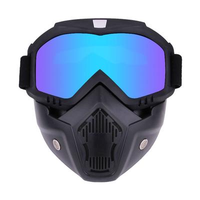 Casco de motocicleta profesional al aire libre cara de ciclista gafas de máscara para esquí a prueba de viento Snowboard moto de nieve