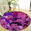 1pc KPop Demon Hunters3 Design Printed Area Round Carpet for Bedroom Living Room Home Decor Rugs Mat Non Slip Mat Rug for Bedside