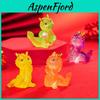 Creative Resin Lucky Dragon Figurine Translucent Animal Desk Ornament Blind Box