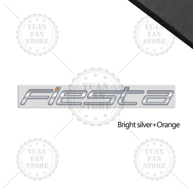 1 STUKS Metalen Letter Voor Ford Fiesta ST Line Nieuwe Oude Stijlen 3D Embleem Auto Achterklep Decals Badge Auto Accessoires Styling