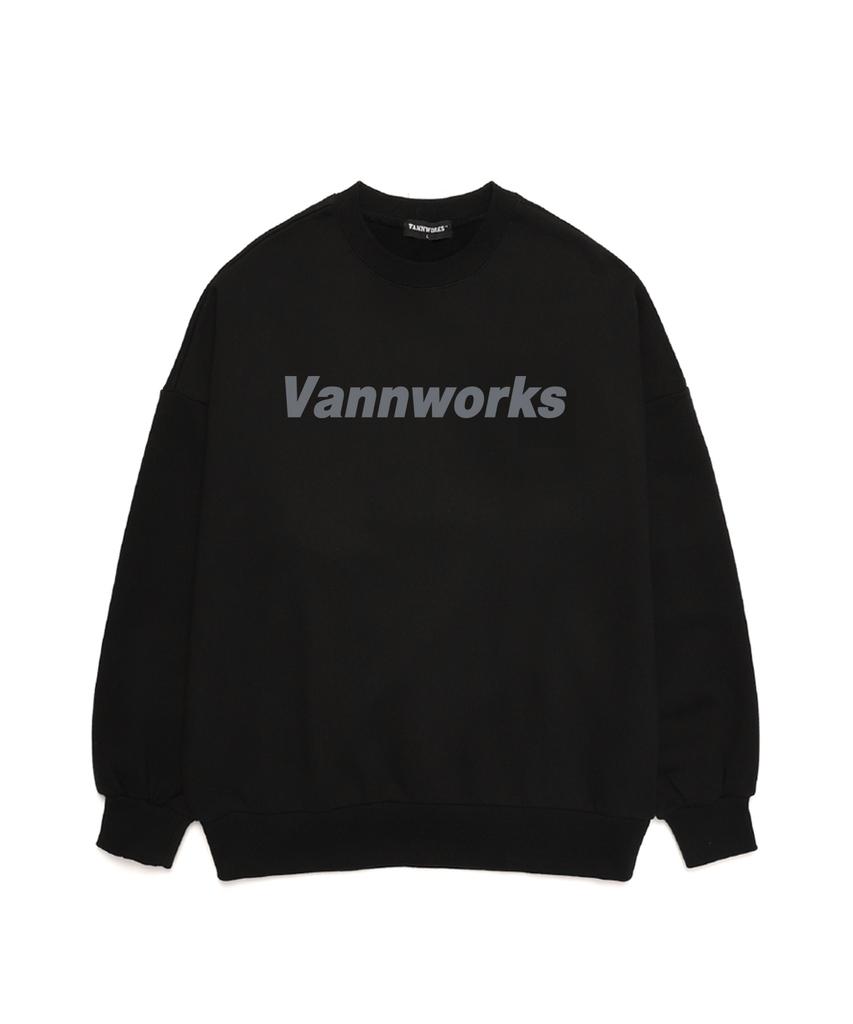 VANNWORKS Basic Logo Sweatshirt (Vs0014) Black