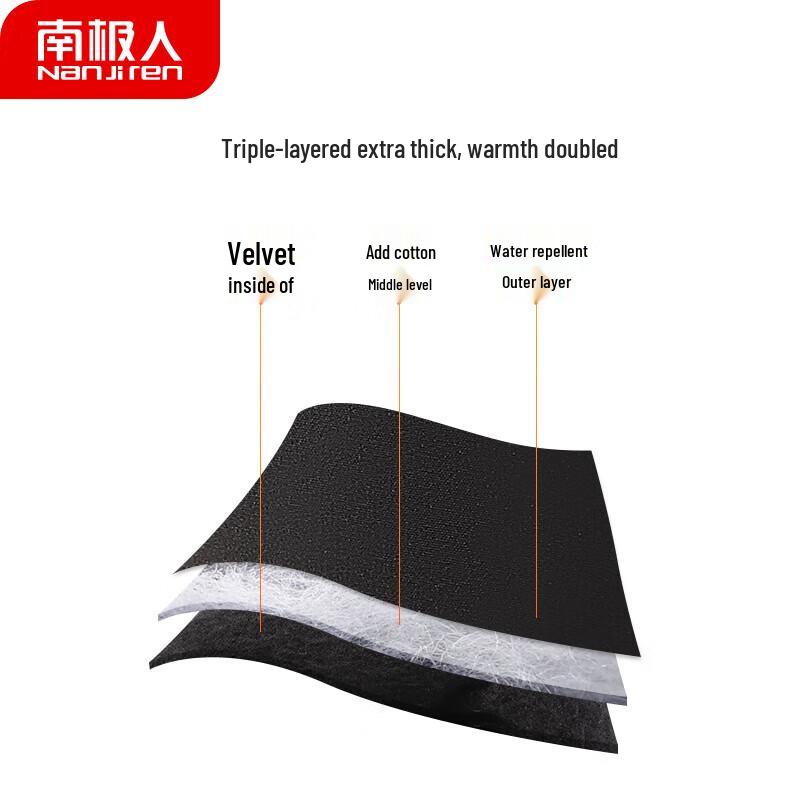 Nanjiren Men's Winter Waterproof Snow Gloves