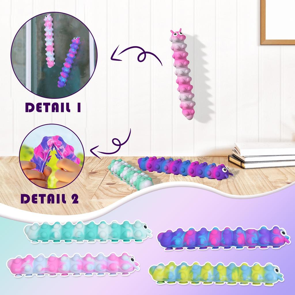 Elibeauty Stress Toys, New Squidopop Stress Toys Suction Cup Toys Silicone Sensory Toy For Stress Needs