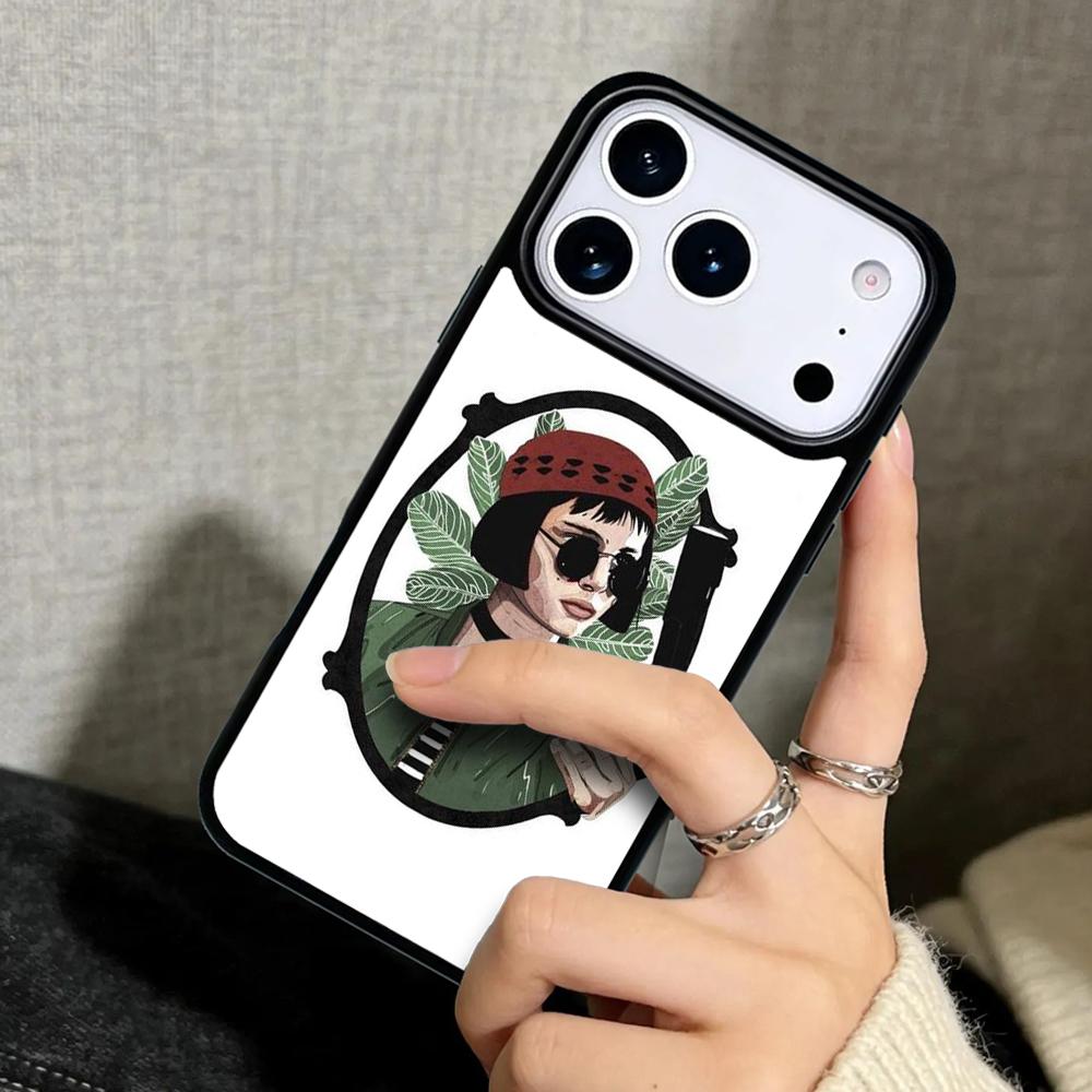 Capa Case for iPhone 17 Air 16 Pro Max 15 Plus 11 13 Mini 14 12 Back Phone Cover Killers Leon Uncle Girl