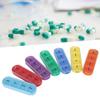 Portable 28 Grid Medicine Storage Box Weekly Colored Tablets Container Organizer for Home Travel