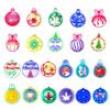 Pendant Clay Mold Cake Tools Christmas Ball Mold Silicone Moulds Keychain Molds Jewelry Making Tool