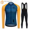 Winter Thermal Fleece Cycling Clothing 2026 Man's Long Sleeves Warm Cycling Jersey Set Windproof Warm MTB Road Bike Sportswear