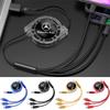 GLC GLB Fast Charging Cable Car 3 In 1 USB Cable Type C Micro USB for Mercedes Benz New B/C/E Class A Class C200L GLC GLK New C