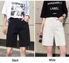 Women's High-Waisted Denim Shorts: Summer Solid Color, Trendy Design, Plus Size, Loose Fit, Straight Leg