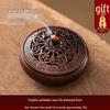 Antique Bronze Incense Burner for Indoor Use - Three-Legged Chinese Zen Aloeswood & Sandalwood Burner for Tea Ceremony & Aromatherapy.