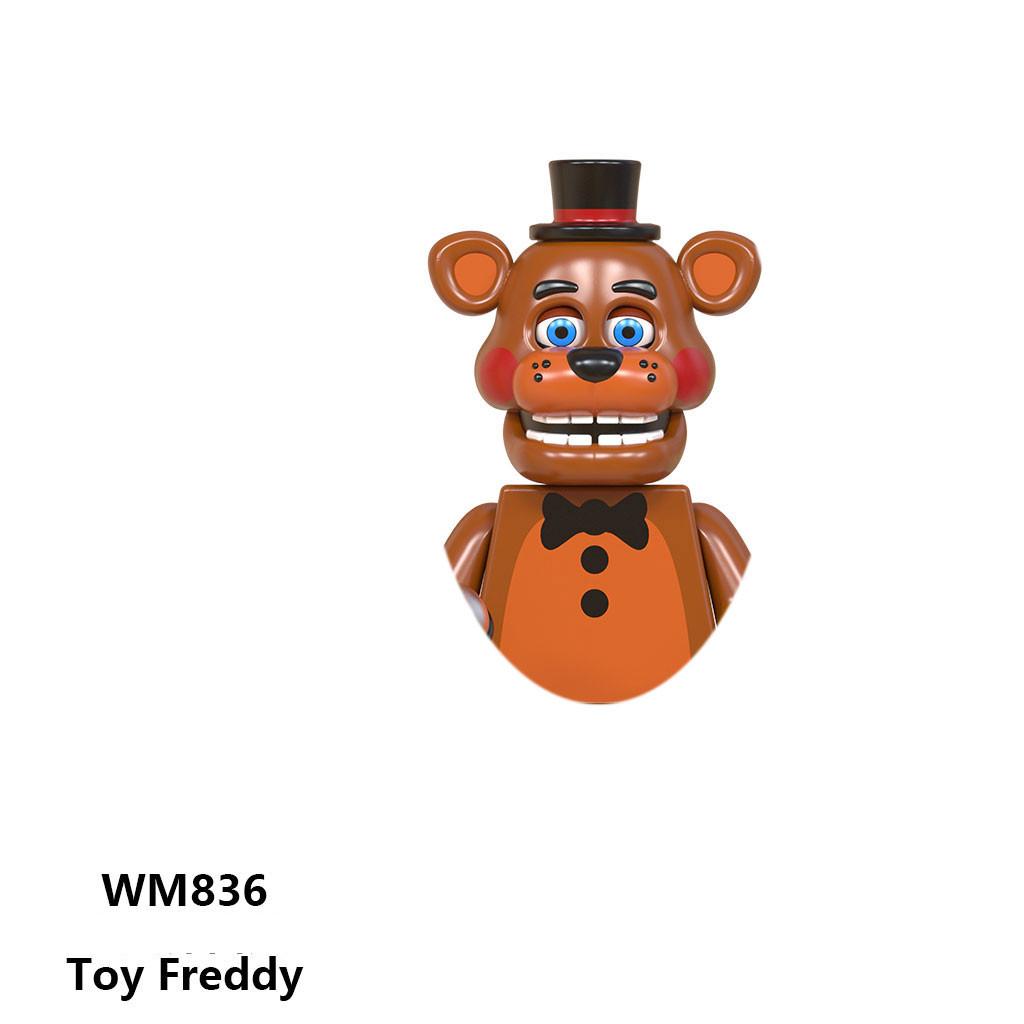 WM6074 WM6097 Anime Mini Bausteine Figur Foxy Bär Junge Baby Actionfiguren Montage Spielzeug Weihnachtsgeschenk WM831 WM2017