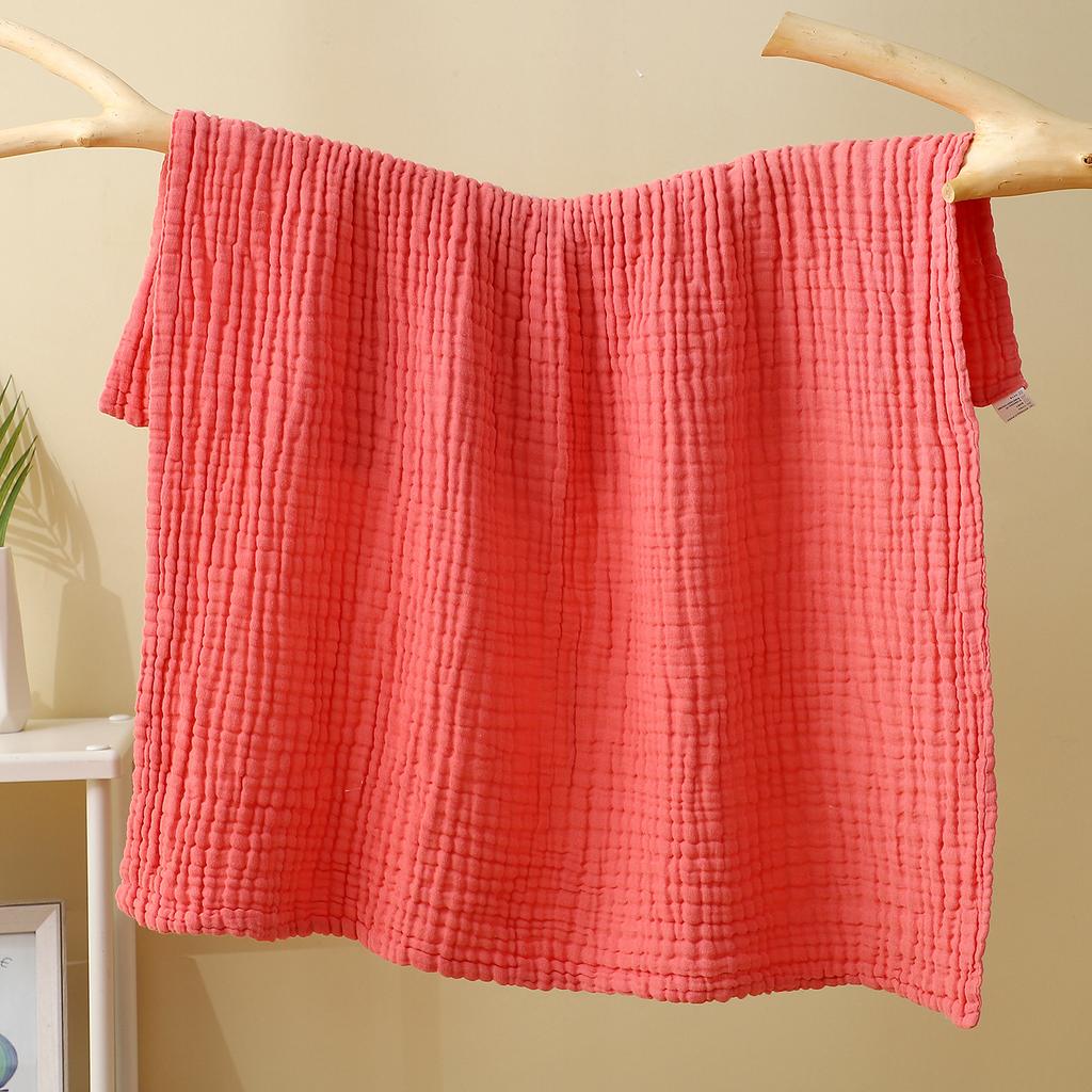 Cotton Blanket 6 Layers Gauze Solid Color Throw Blanket Summer Air Conditioning Towelling Coverlet Quilt Decorate Bed Blankets