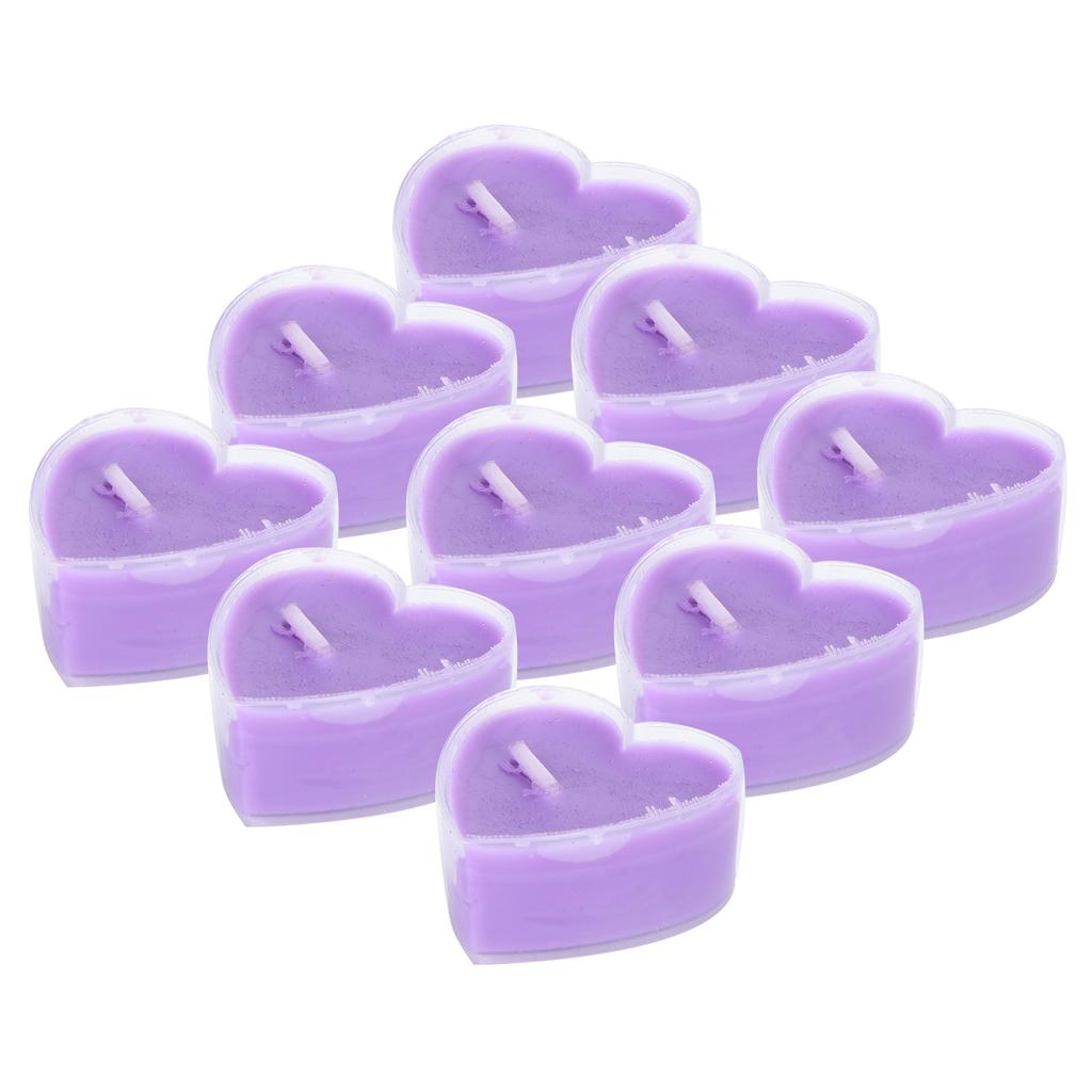18Pcs Heart Shaped Candle Romantic Dinner Candlelight Decorations Ornaments