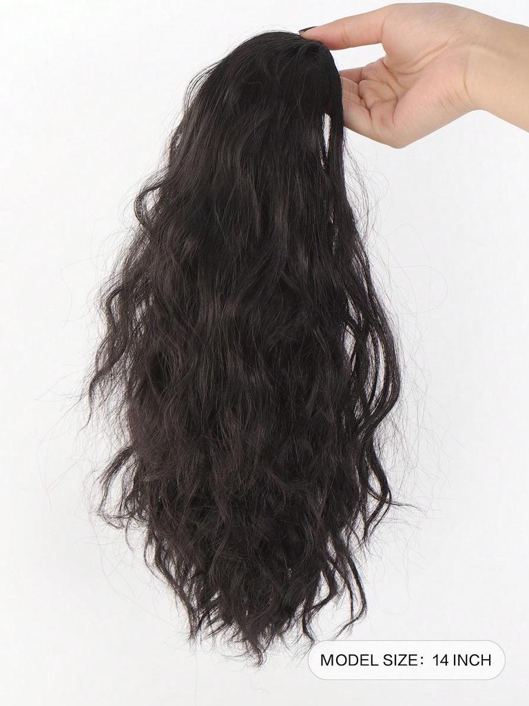 Ponytail Extension 20Inch Drawstring Ponytail Hair Extensions For Women Long Wavy Ponytail Synthetic Hairpiece For Women Daily Use
