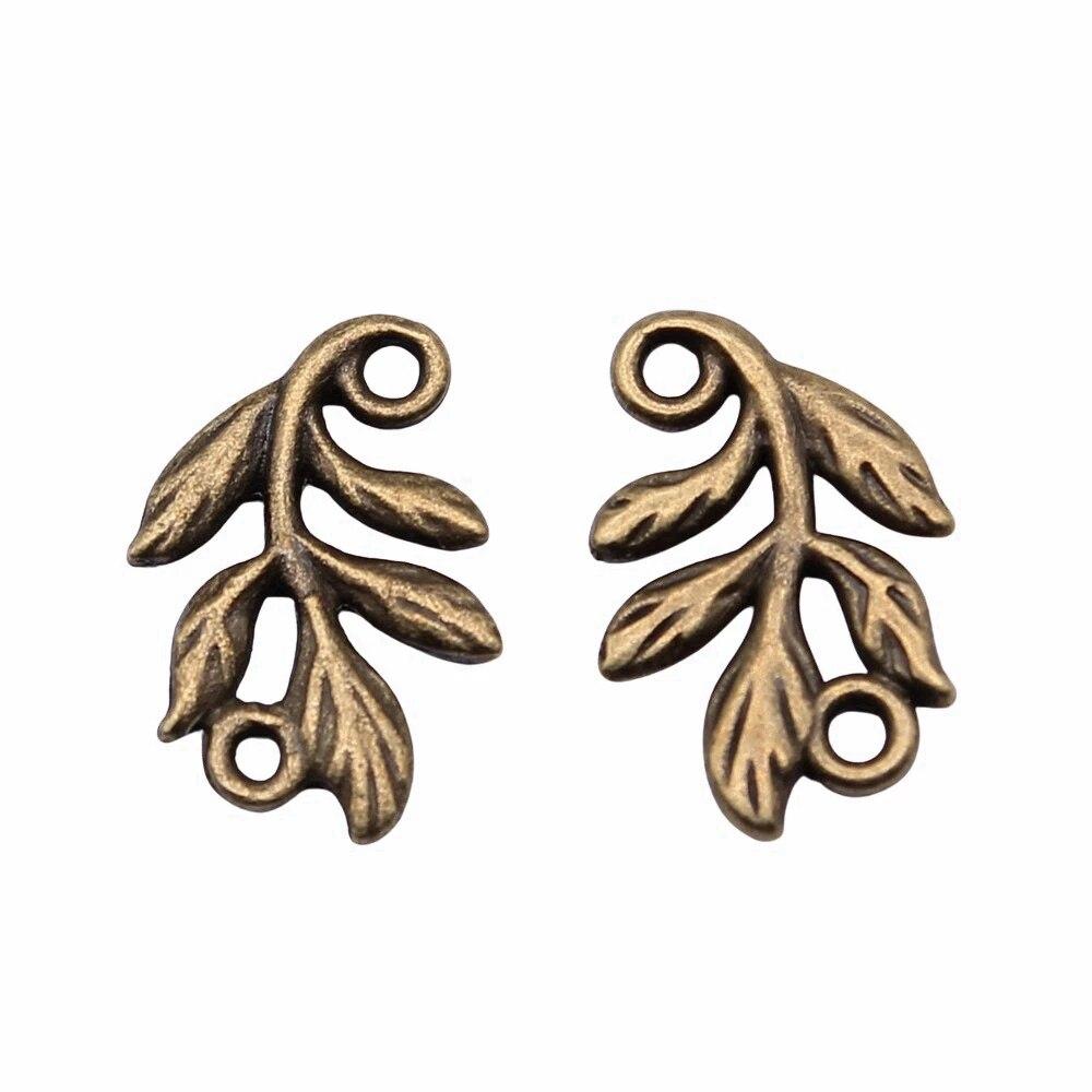 

Компоненты соединения ветвей и листьев. Автомобильный кулон. Симпатичные украшения. A24-20pcs-10x15mm