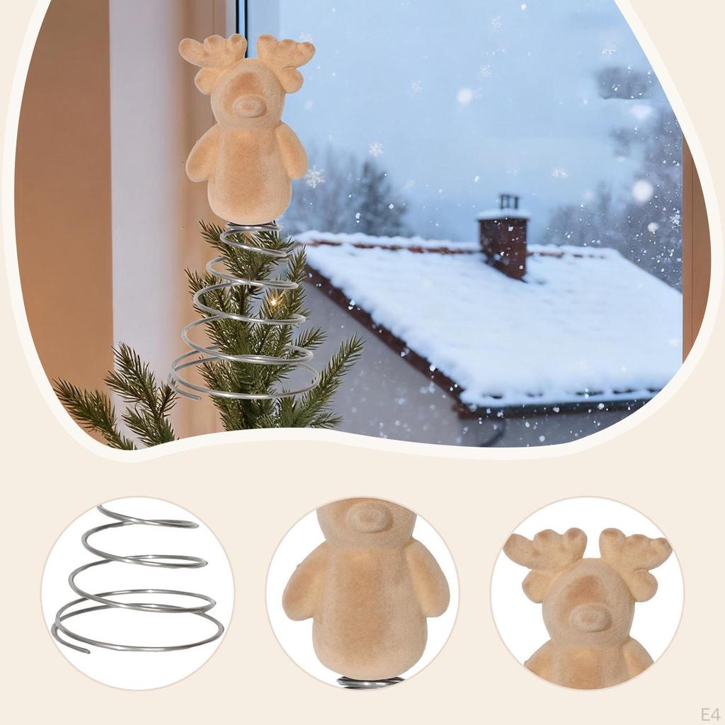 Gifts Christmas Decor Tree Crown Ornament for Living Room Indoor Holiday