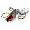 Universal Motorbike Blinker Motorcycle Signal Indicator Moto Accessories 11 LED Tail Light Turn Signals Stop Brake Lights