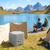 10L Plastic Portable Toilet - Grey