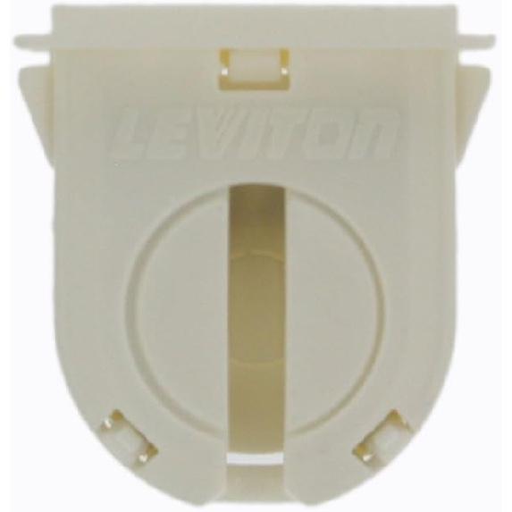 

Leviton 660 Вт Низькопрофільний Малий Двоконтактний Патрон для Ламп T-8 Зсувний Нешунтований Нижнє Завантаження Лінійний Флуоресцентний Патрон, 13662-OSL, Білий