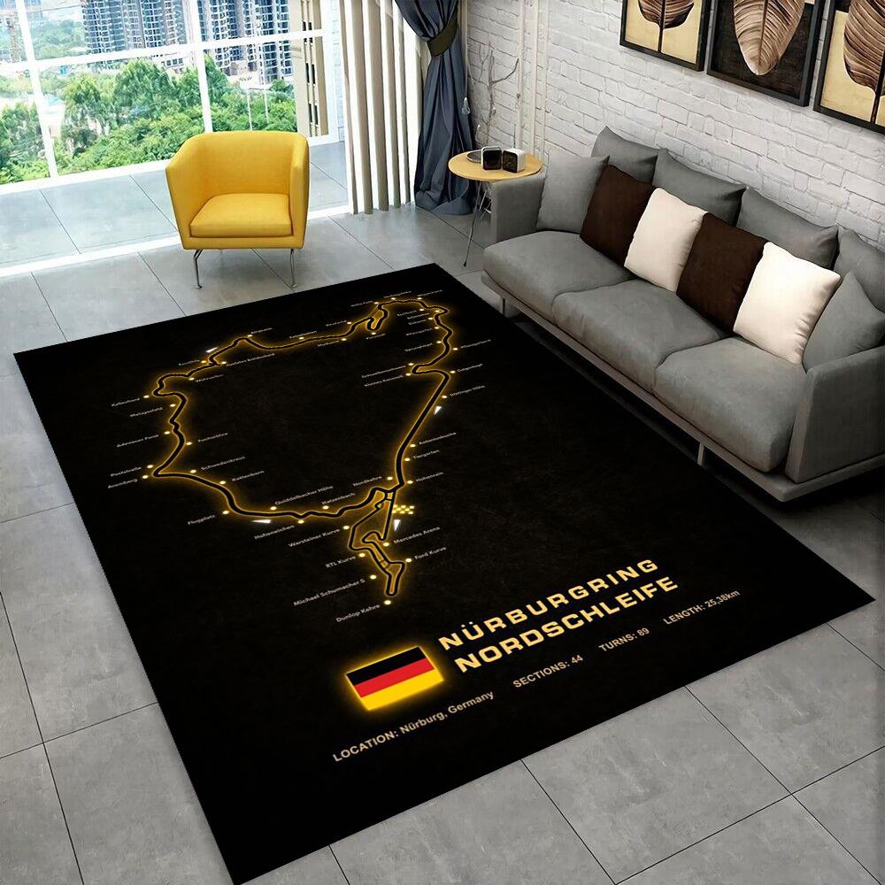 27 Style Sports City Event Map Racing Track Carpet Rug for Home Living Room Bedroom Sofa Doormat Decor,kids Non-slip Floor Mat