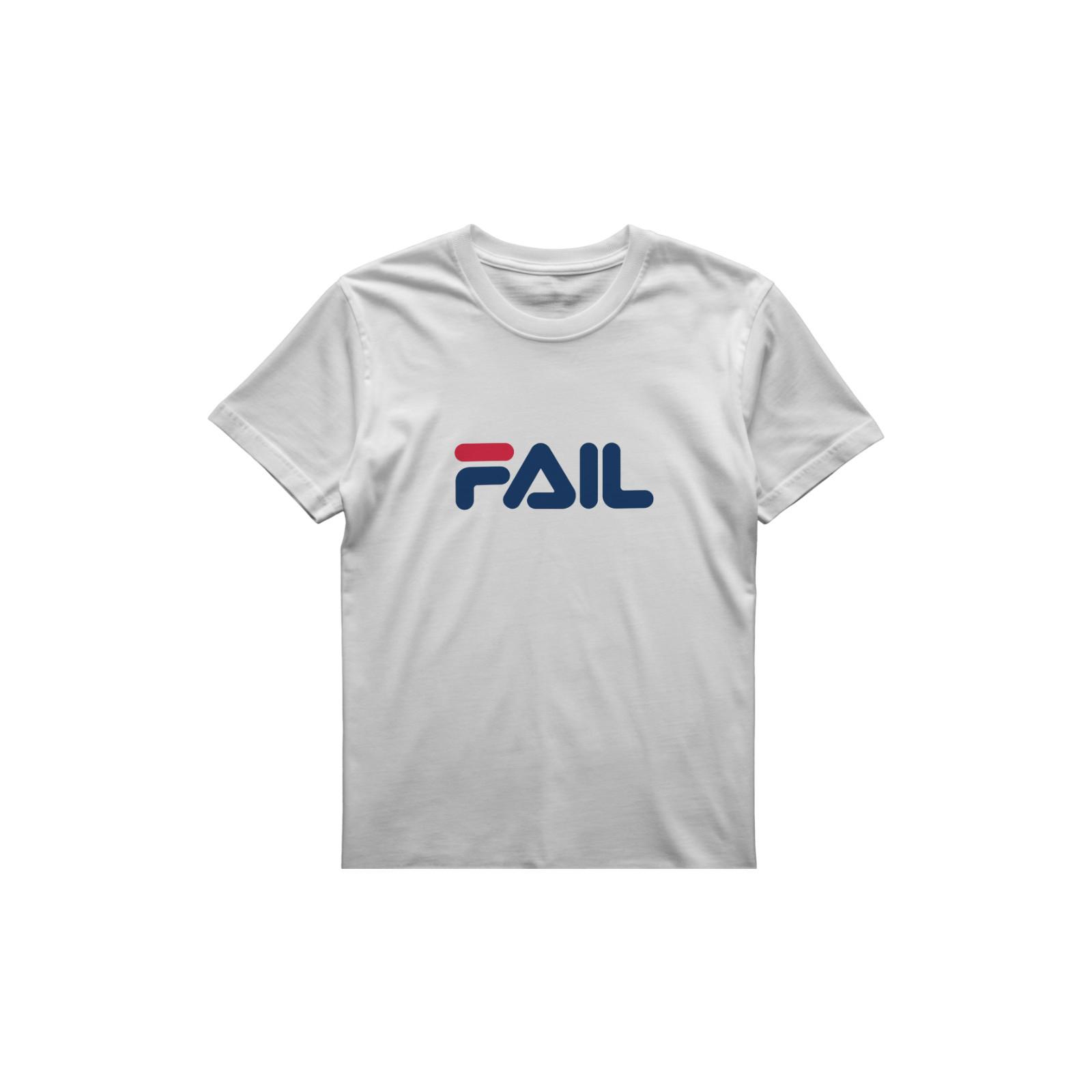 FAIL Футболка Смешная Пародия Топ Спортивная Одежда Новинка Футболка 130 L