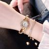 Women's Watch with Diamond Small Dial Fashion Quartz Wristwatch Girls' Minimalist Temperament Wrist Female' Watches