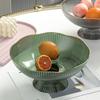 Detachable Living Room Fruit Basket High Feet Snack Serving Bowl INS Draining Fruit Plate  Kitchen