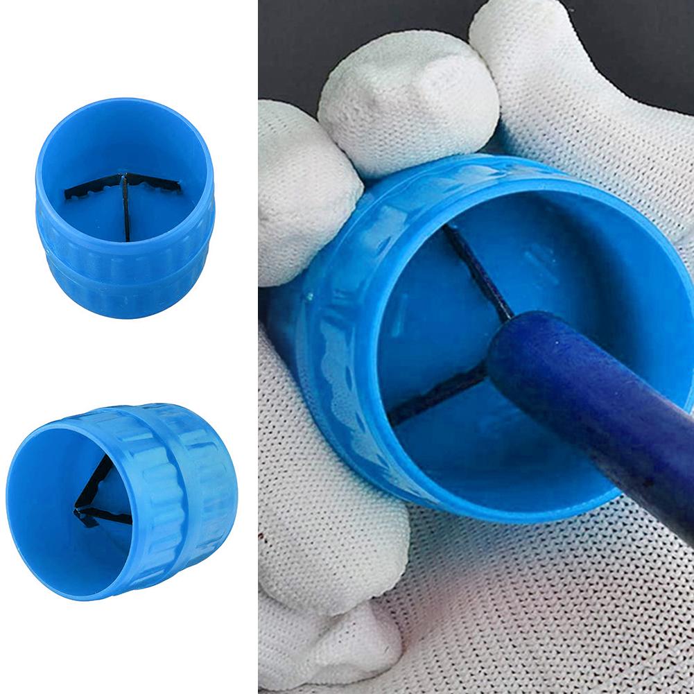 5-1PCS Handle Brass Aluminum Pipe Reamer Inner-Outer Chamfering Deburring Bur Remover Manual Copper Tube Polishing Tools