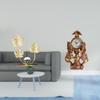 y Equine Timekeeper Sculpture Bookshelf Ornament Modern Decorative Horse Clock Statue for Bedroom