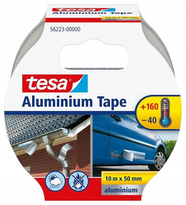 Taśma Naprawcza Aluminiowa Wodoodporna Montażowa Tesa 10M 50Mm