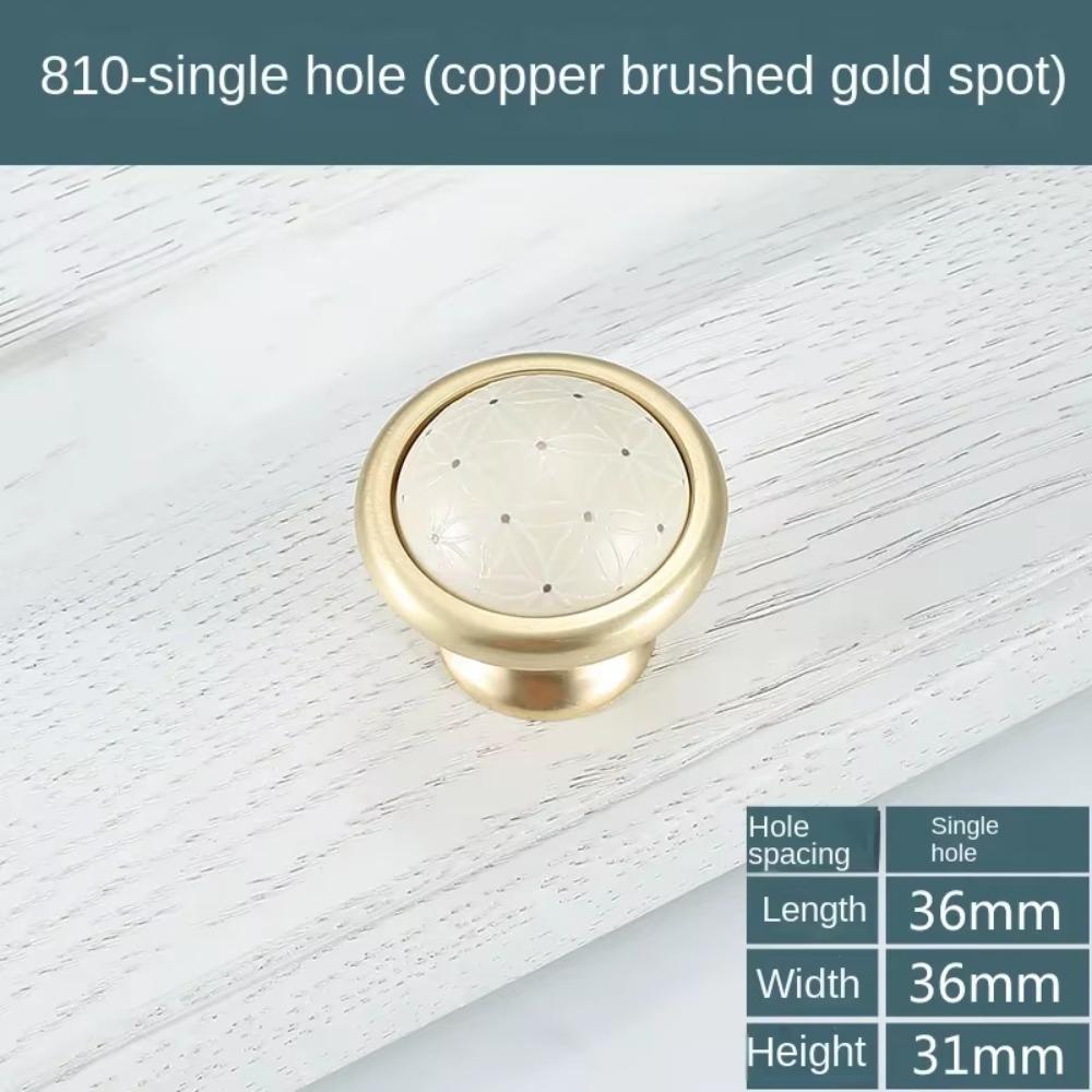 Vintage Furniture Handle Wear Resistant Drawer Knobs Durable Wardrobe Door Pulls  Shoe Cabinet
