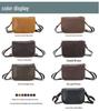 DUJIANG Men's Genuine Leather Crossbody Messenger Shoulder Bag