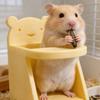 Bear Shape Mini Pet Dining Seat Mini Mini Pet Chair New Small Pet Seat  Small Rat Cage