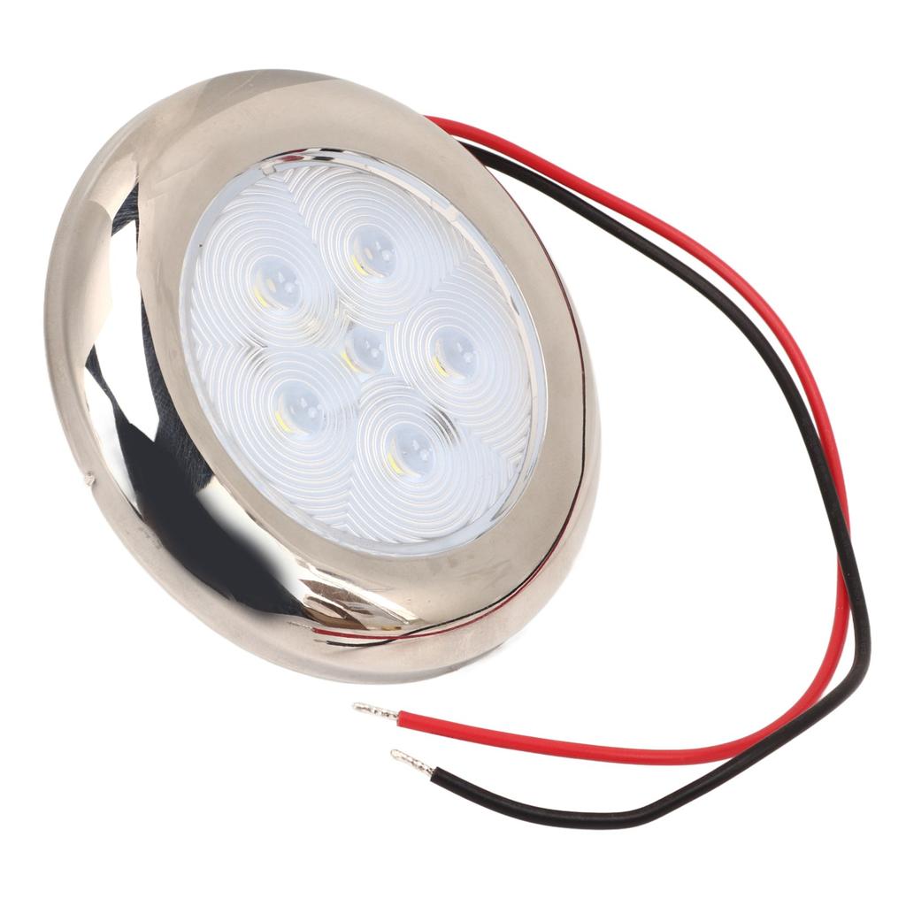 12V RV LED Ceiling Dome Light IP65 Waterproof White Lighting for Boat Camper Van Caravan Truck