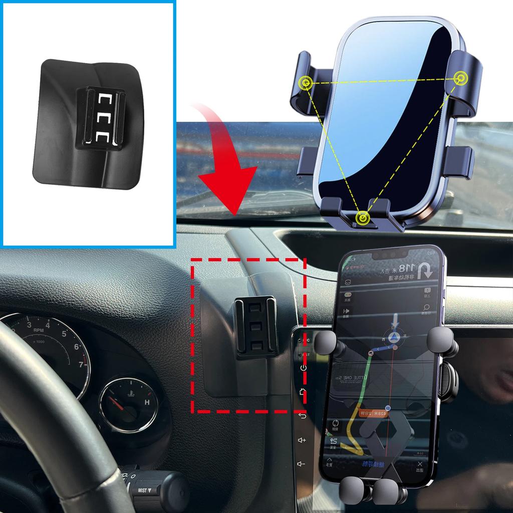 Car Mobile Phone Holder for Jeep Wrangler 2011~2018 Navigation Stand Auto Accessories GPS Bracket