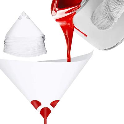 Autospray 100 Mesh Konische Farb-Siebe Netz Reinigendes Siebbecher Farbfilterpapier Trichter Farbfilter Trichterpapier