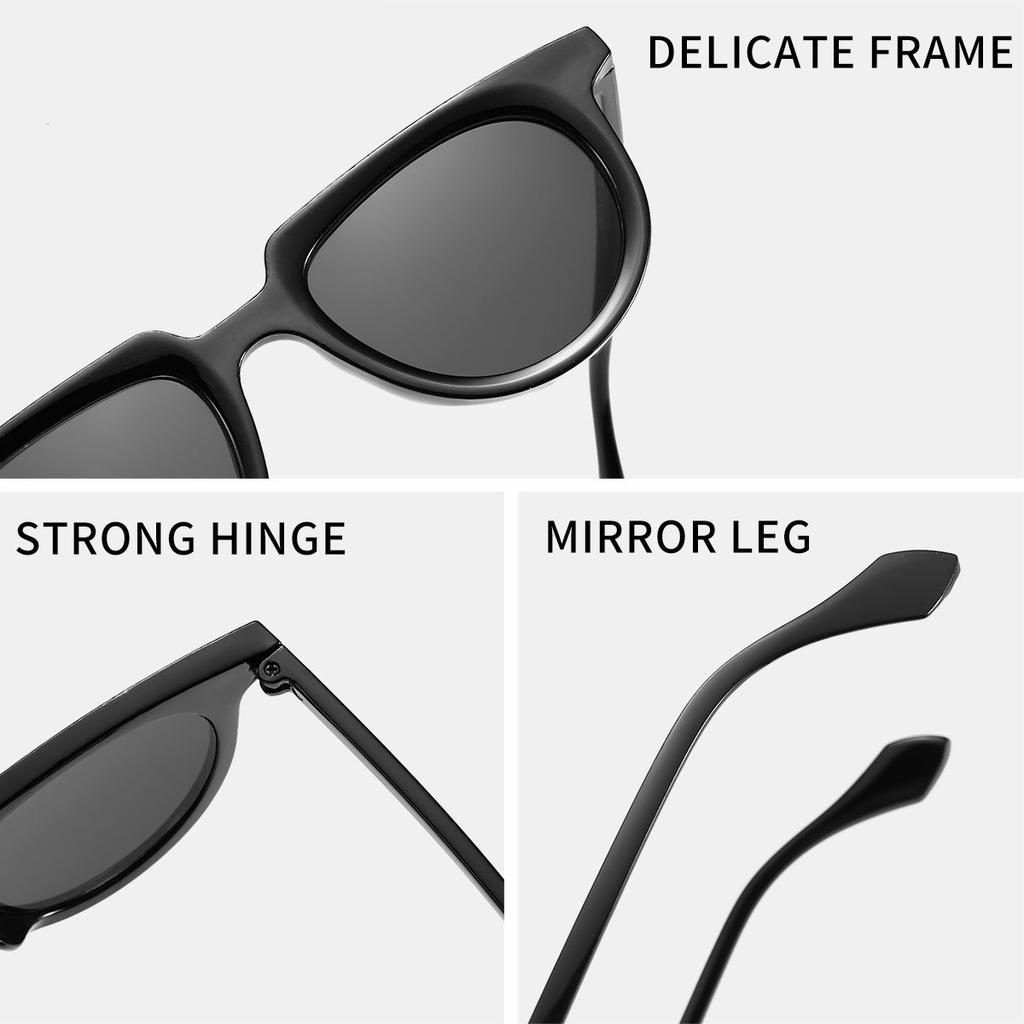 Luxury Vintage Flat Top Sunglasses Women Men Fashion Punk Sun Glasses UV400 Protection Outdoor Driving Eyewear